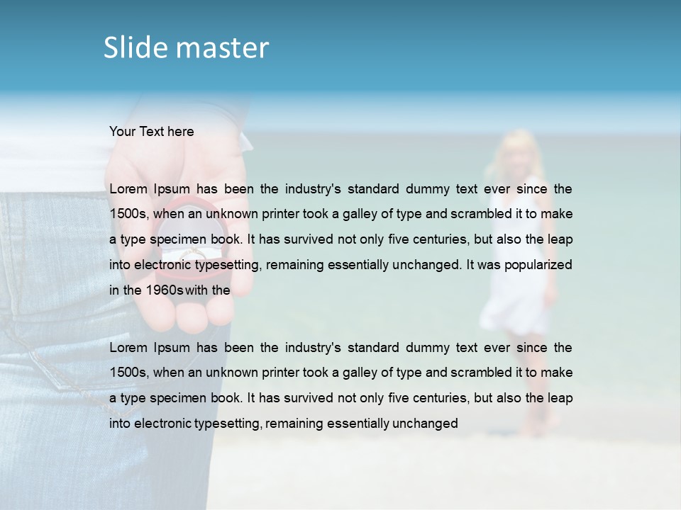 Cool Temperature Remote PowerPoint Template