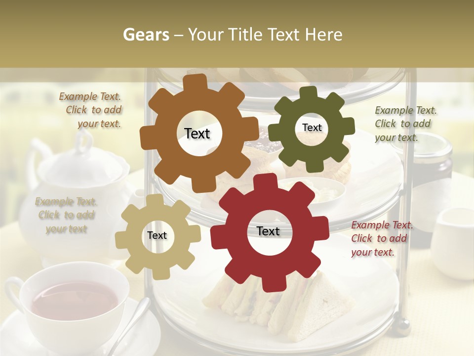 White Industry Power PowerPoint Template