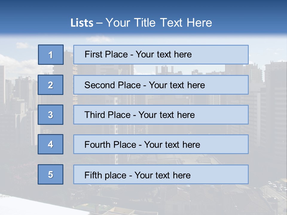 House Switch Part PowerPoint Template