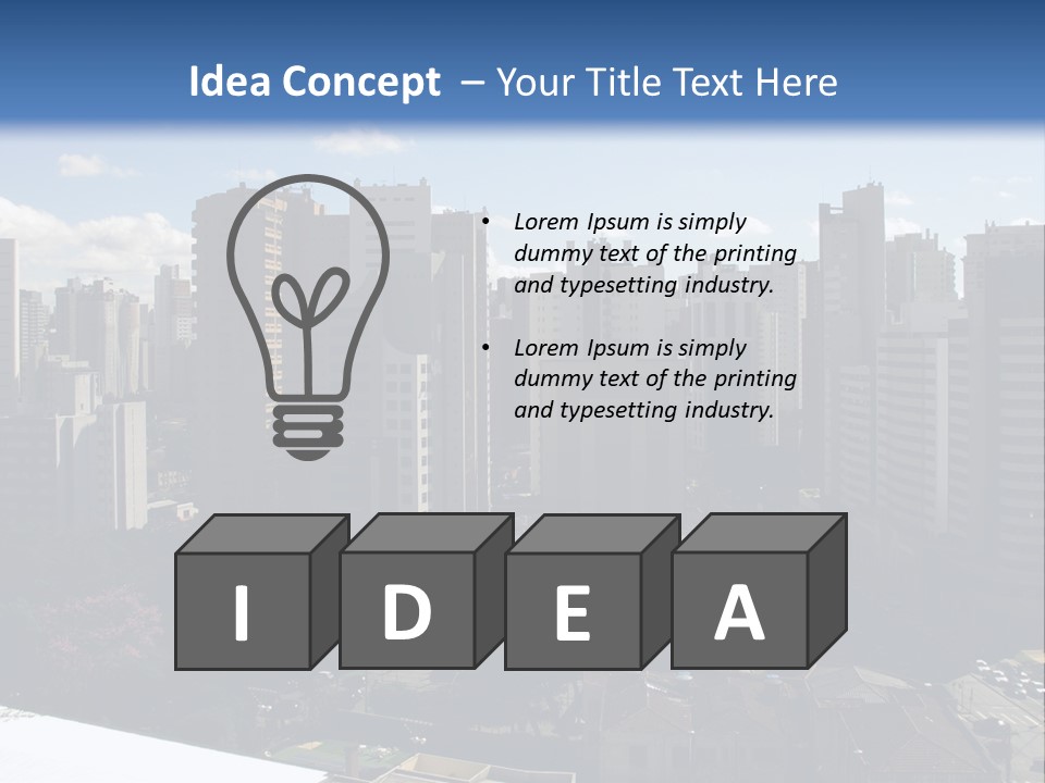 House Switch Part PowerPoint Template