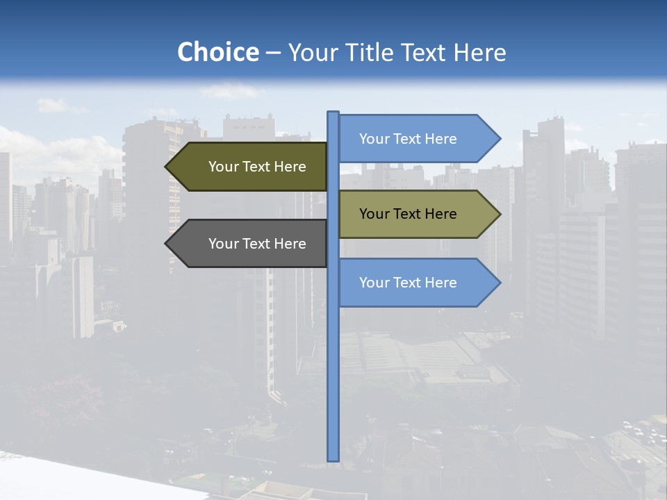 House Switch Part PowerPoint Template
