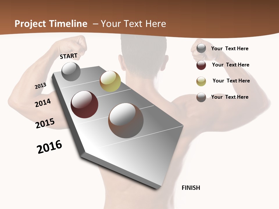 Electric Heat White PowerPoint Template