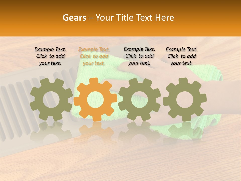 Home Air Electricity PowerPoint Template