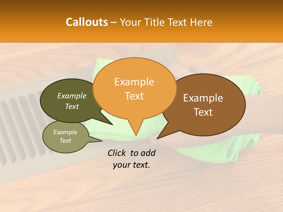Home Air Electricity PowerPoint Template
