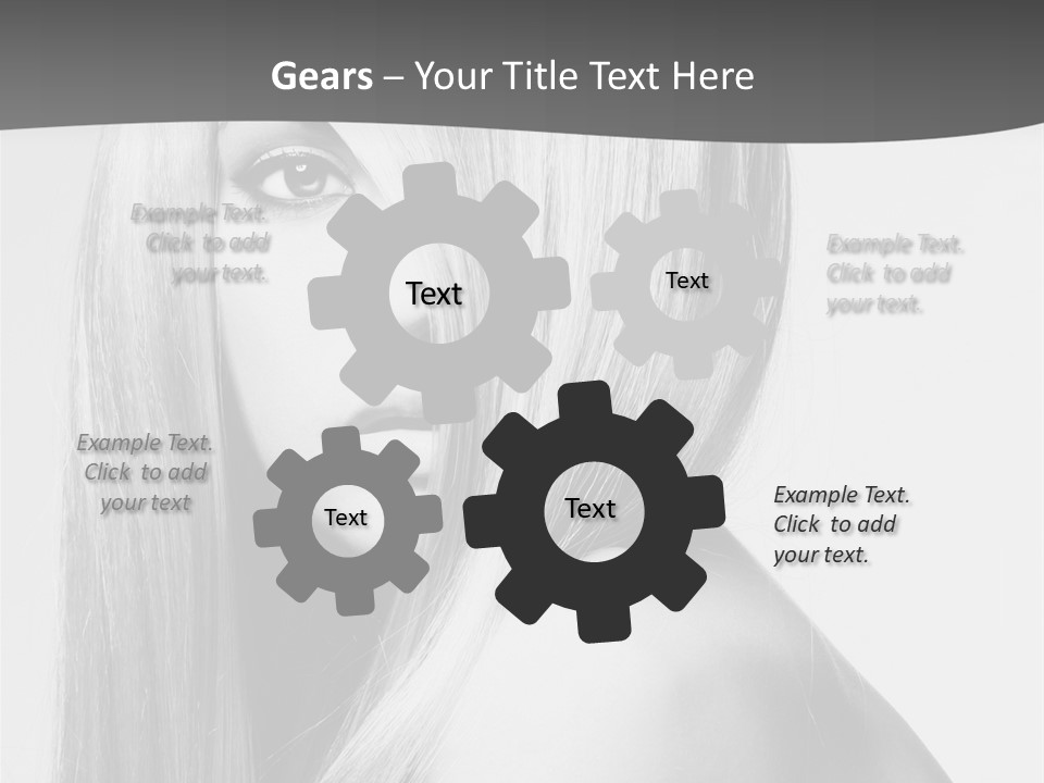 White Electric Cooling PowerPoint Template