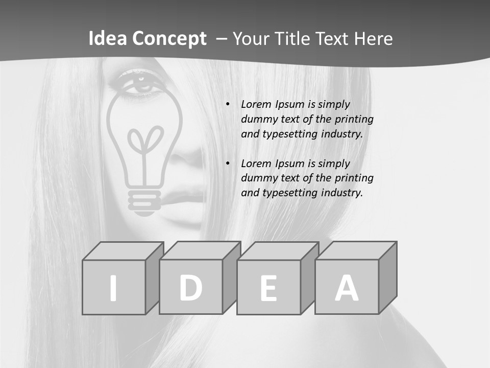 White Electric Cooling PowerPoint Template