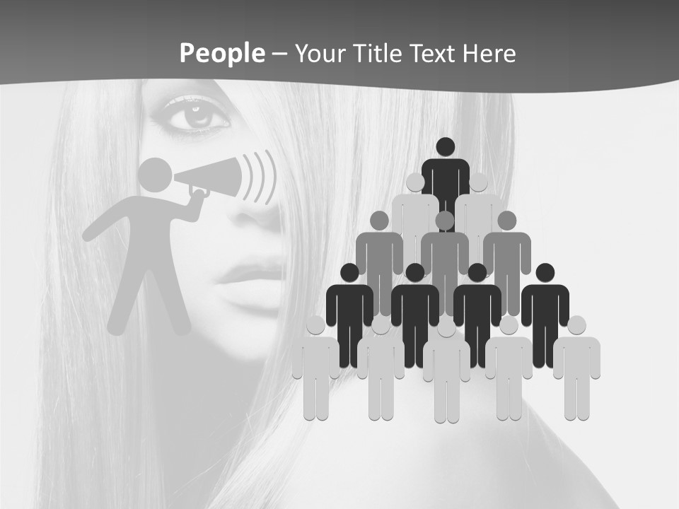 White Electric Cooling PowerPoint Template