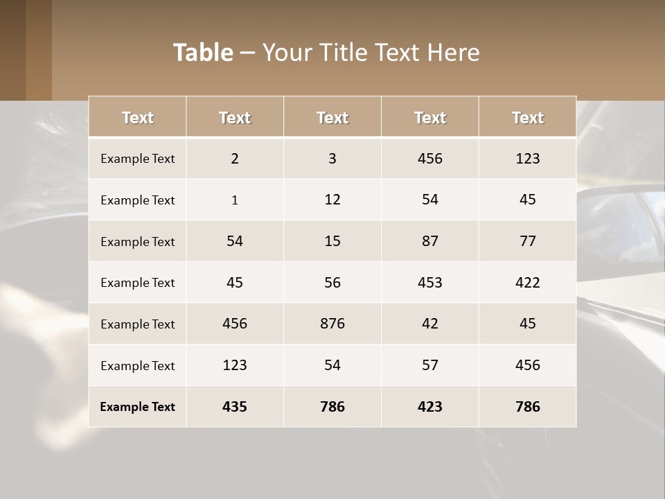 Equipment Cool System PowerPoint Template