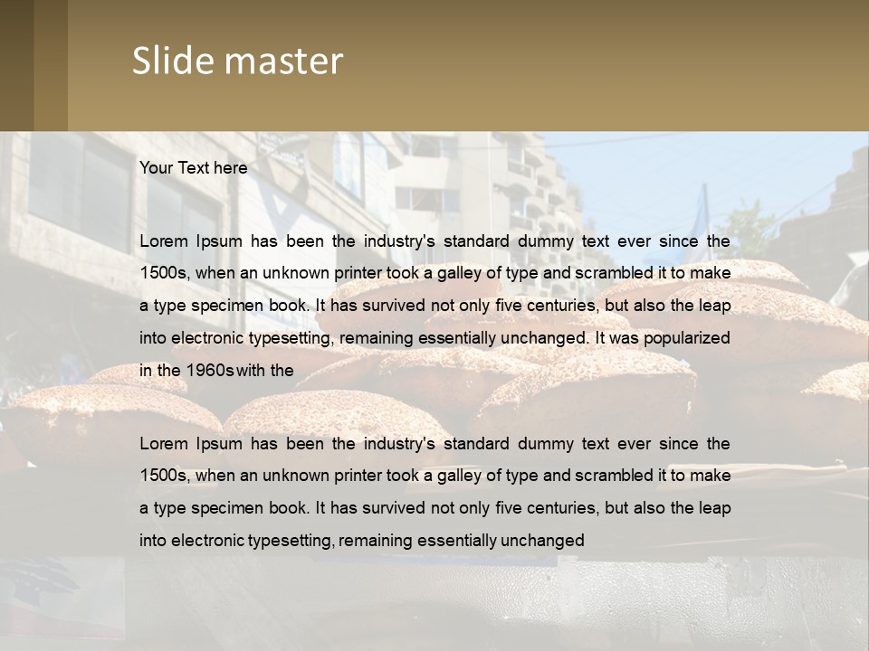 System Industry Unit PowerPoint Template