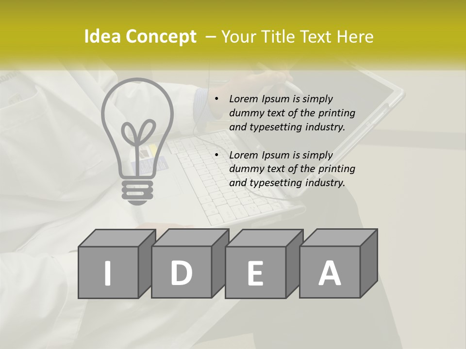 Part Technology Electricity PowerPoint Template
