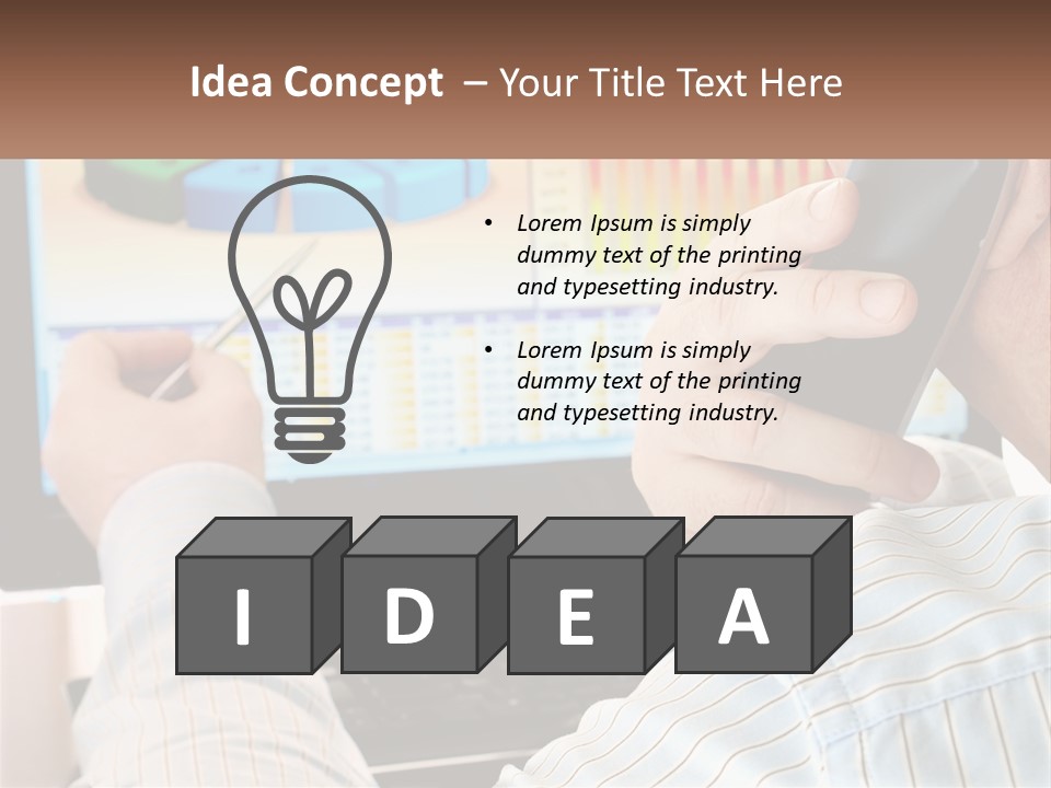 Conditioner Energy Remote PowerPoint Template