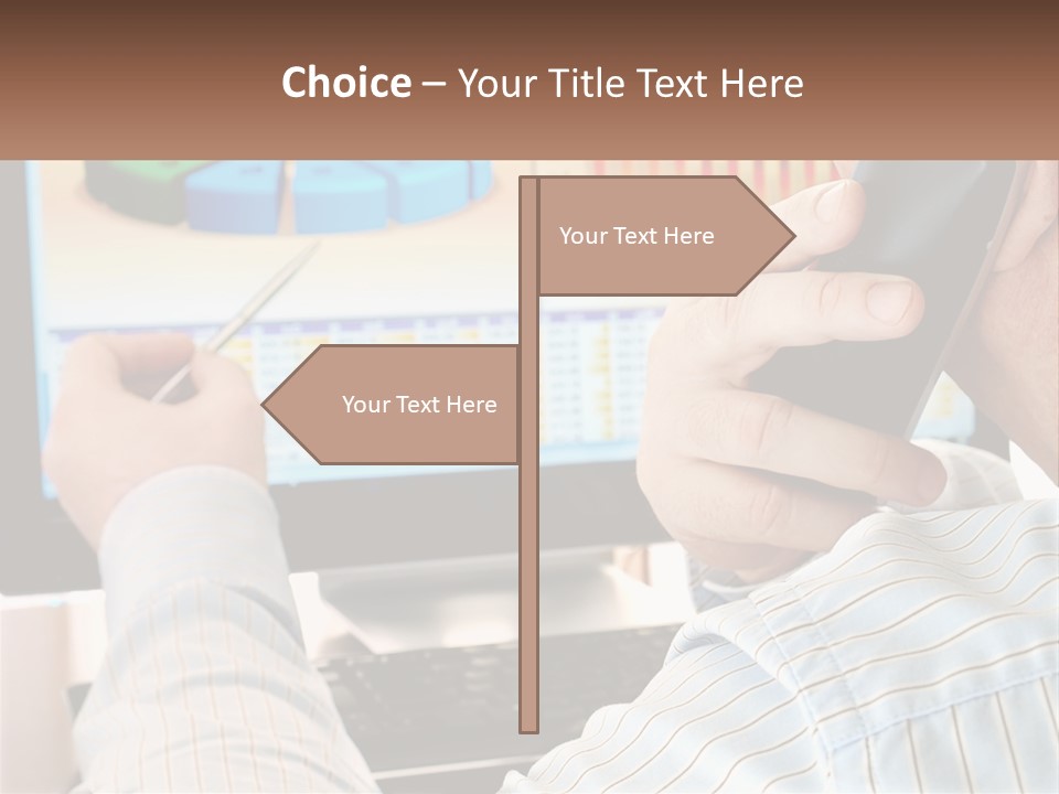 Conditioner Energy Remote PowerPoint Template