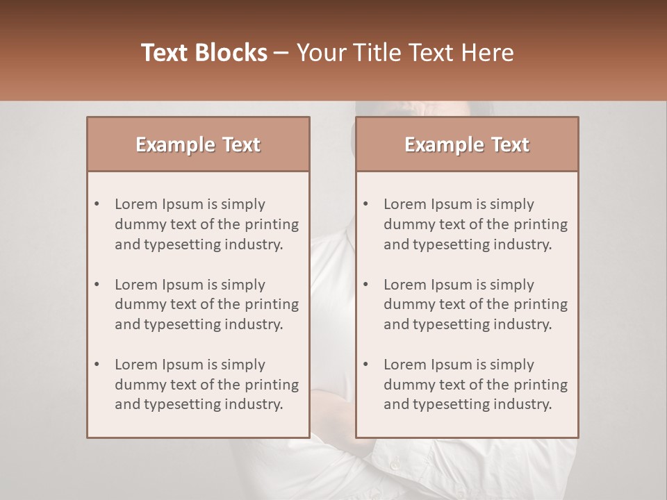 Industry Cool House PowerPoint Template