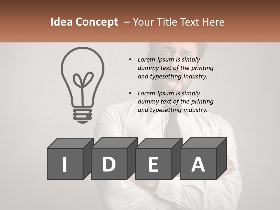Industry Cool House PowerPoint Template