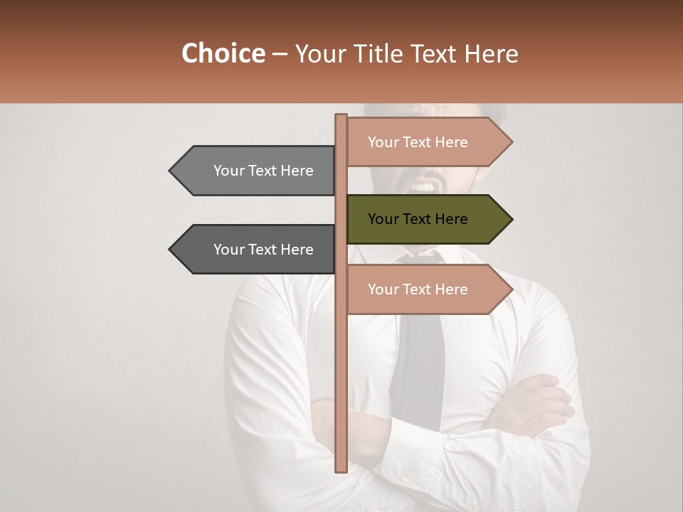 Industry Cool House PowerPoint Template