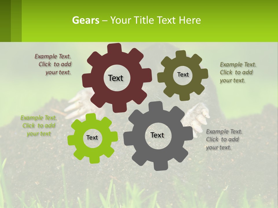 Electricity Home Cooling PowerPoint Template
