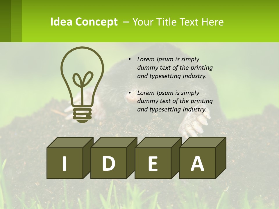 Electricity Home Cooling PowerPoint Template
