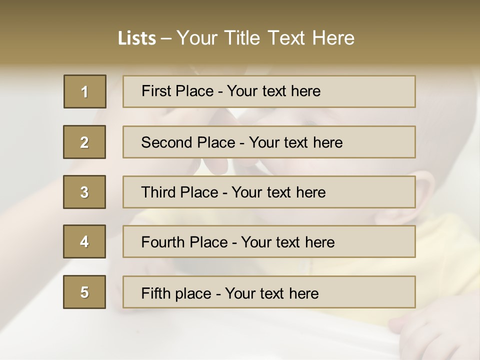 Unit Part Condition PowerPoint Template