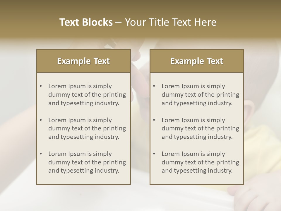 Unit Part Condition PowerPoint Template