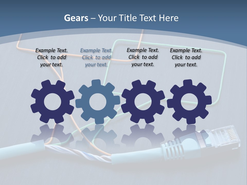 White Energy House PowerPoint Template