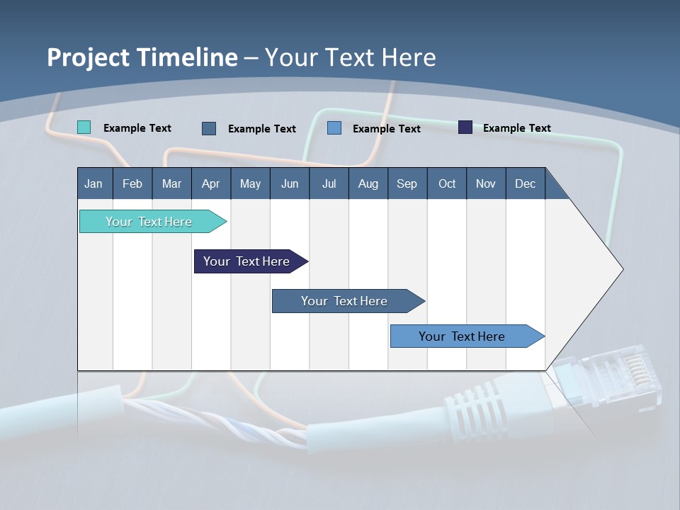 White Energy House PowerPoint Template