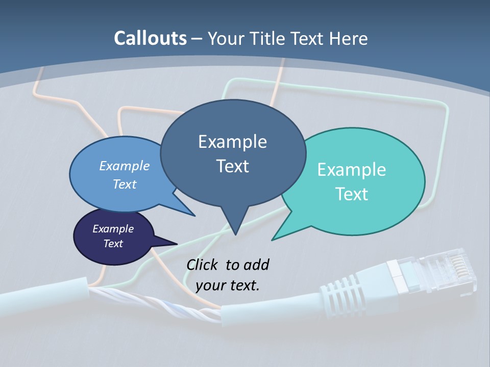 White Energy House PowerPoint Template