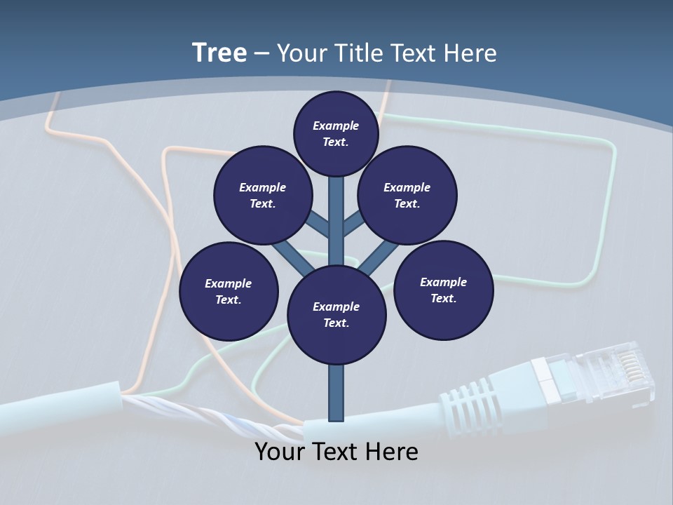 White Energy House PowerPoint Template