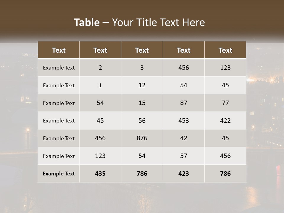 Supply Air Temperature PowerPoint Template