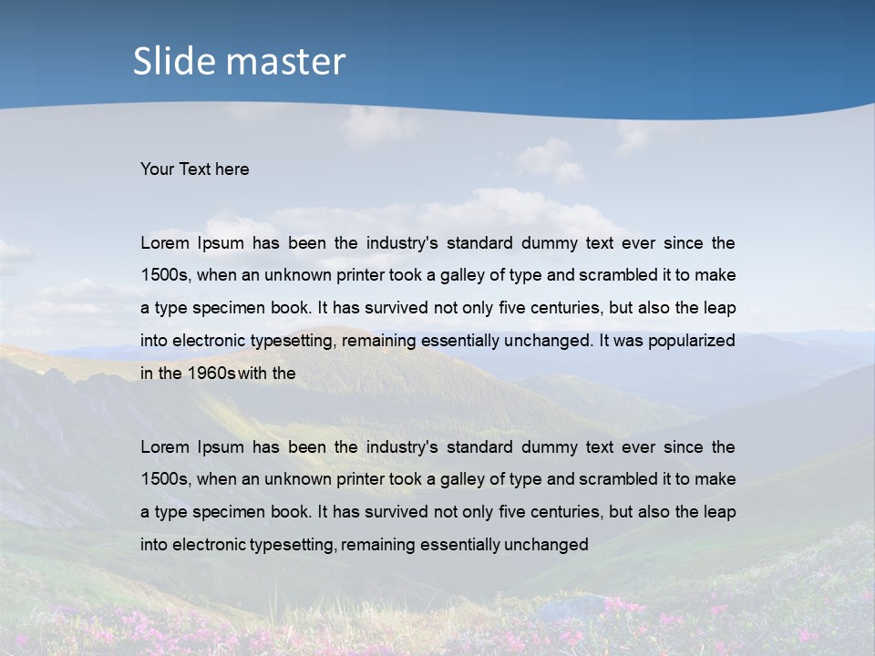 Power Part House PowerPoint Template