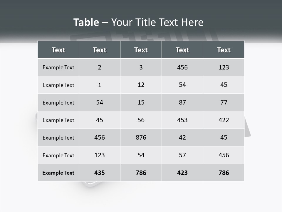 White Energy Cool PowerPoint Template