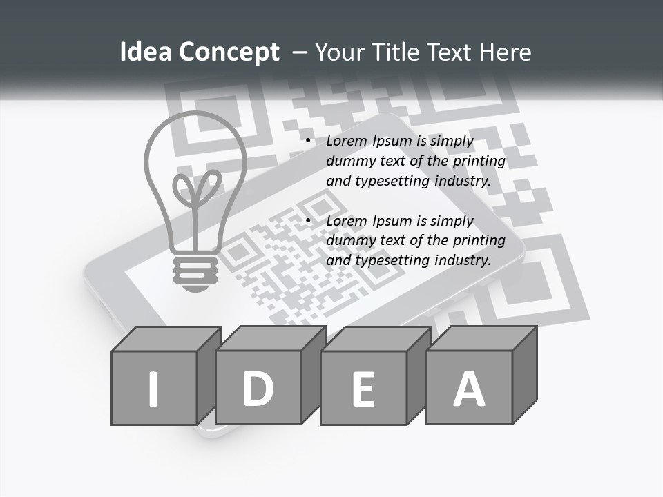 White Energy Cool PowerPoint Template