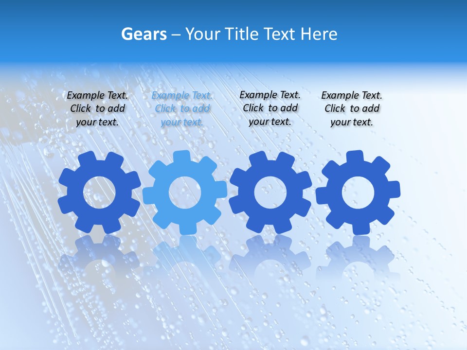 Cooling Electric Air PowerPoint Template