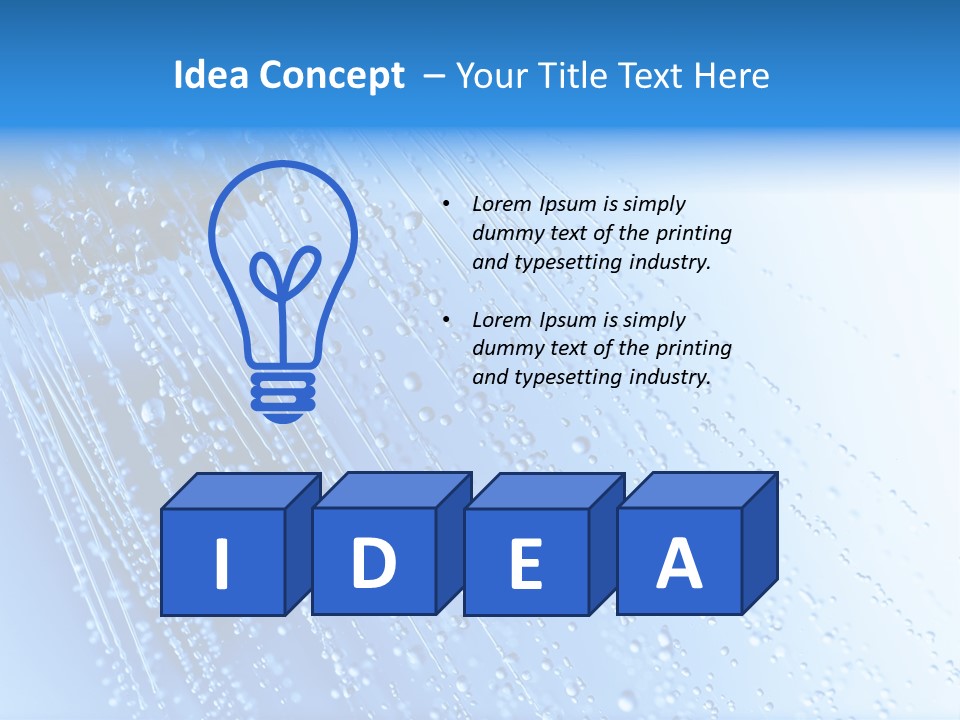 Cooling Electric Air PowerPoint Template