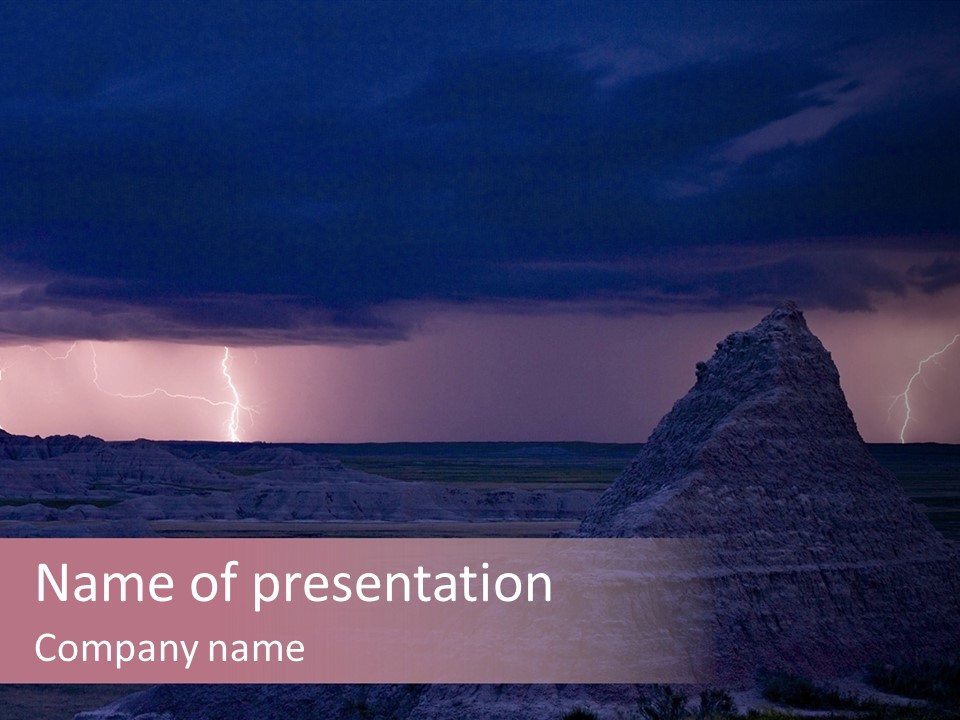 Unit Home Power PowerPoint Template