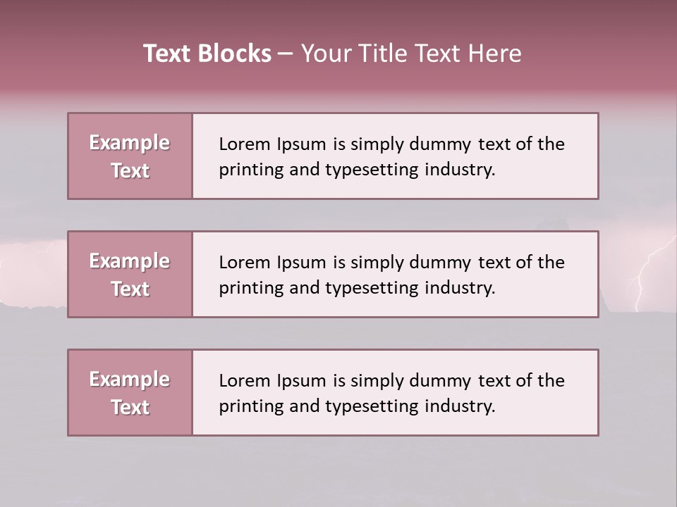 Unit Home Power PowerPoint Template