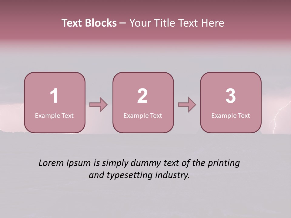 Unit Home Power PowerPoint Template
