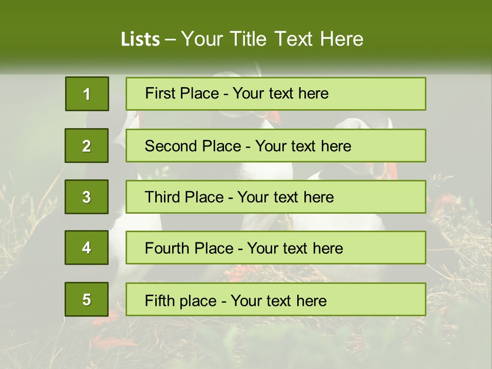 Cold White Condition PowerPoint Template
