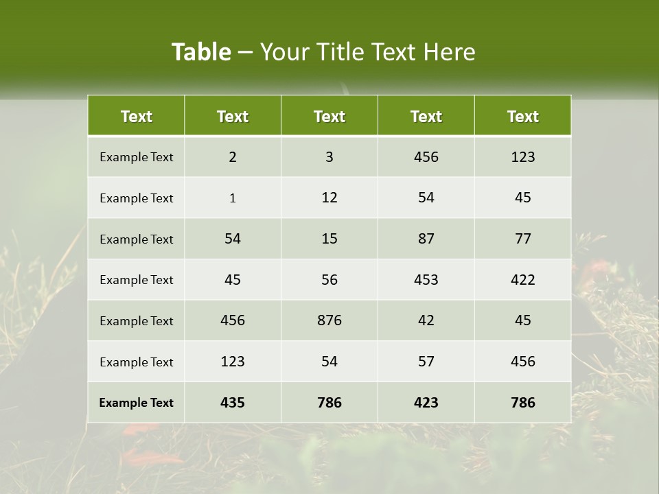 Cold White Condition PowerPoint Template