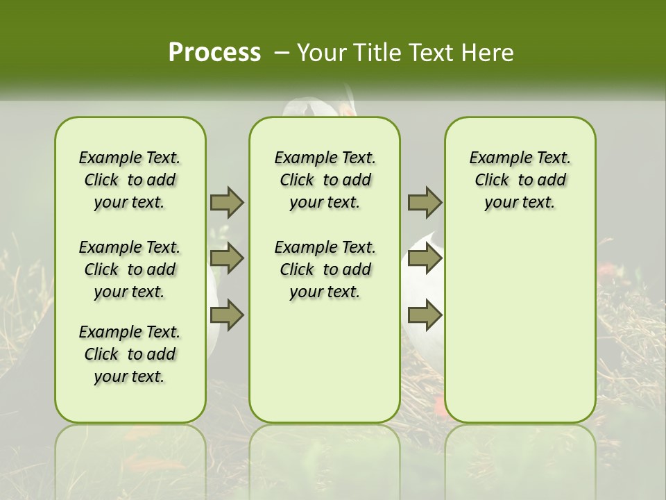 Cold White Condition PowerPoint Template
