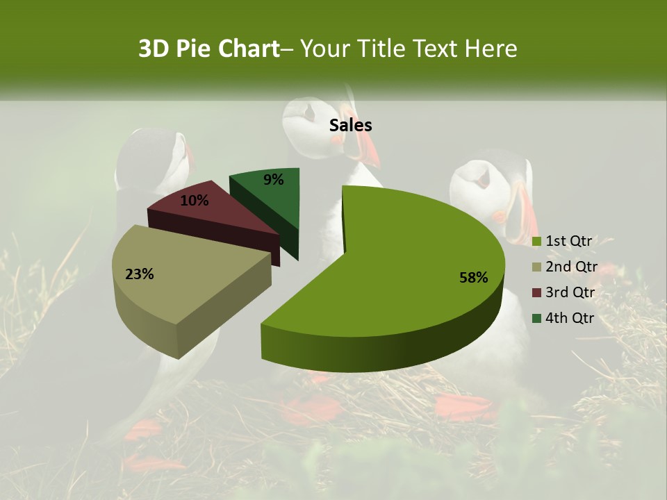 Cold White Condition PowerPoint Template