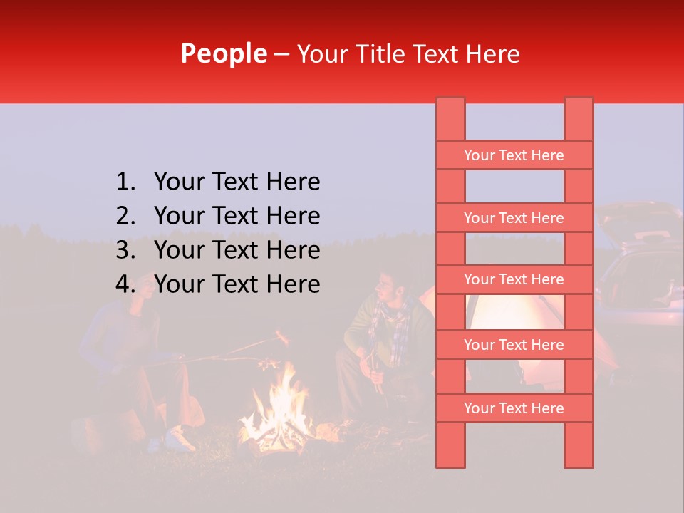 White Supply Unit PowerPoint Template