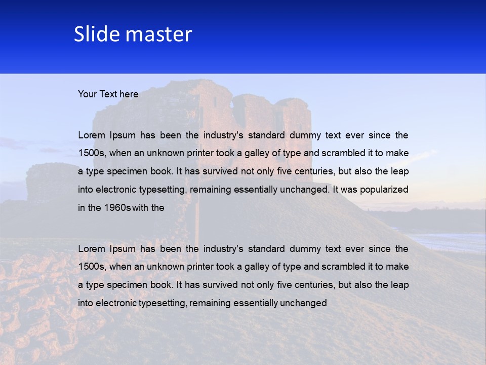 Condition Remote Home PowerPoint Template