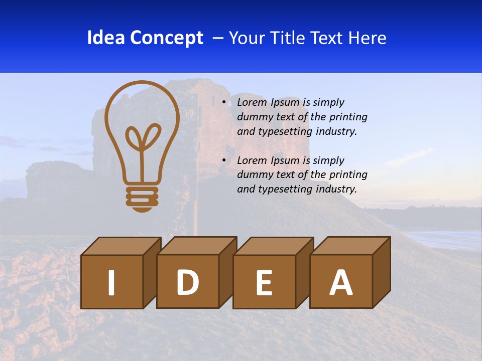 Condition Remote Home PowerPoint Template
