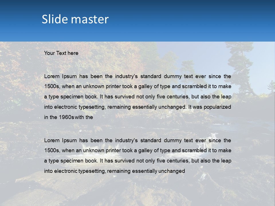 Air Cold Power PowerPoint Template