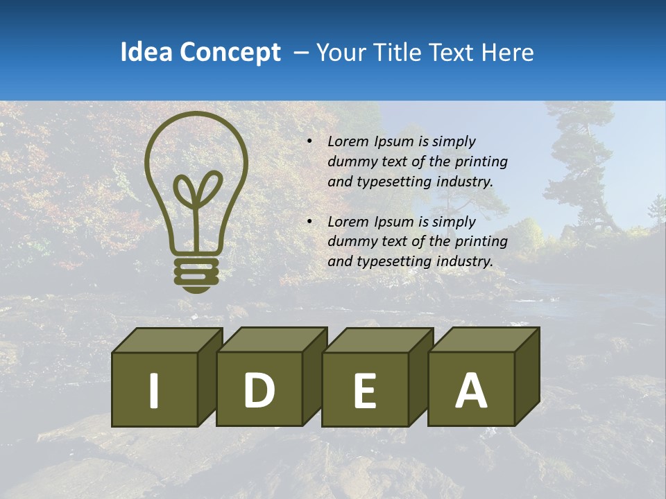 Air Cold Power PowerPoint Template