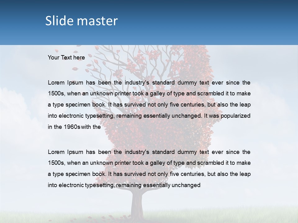 Air System White PowerPoint Template