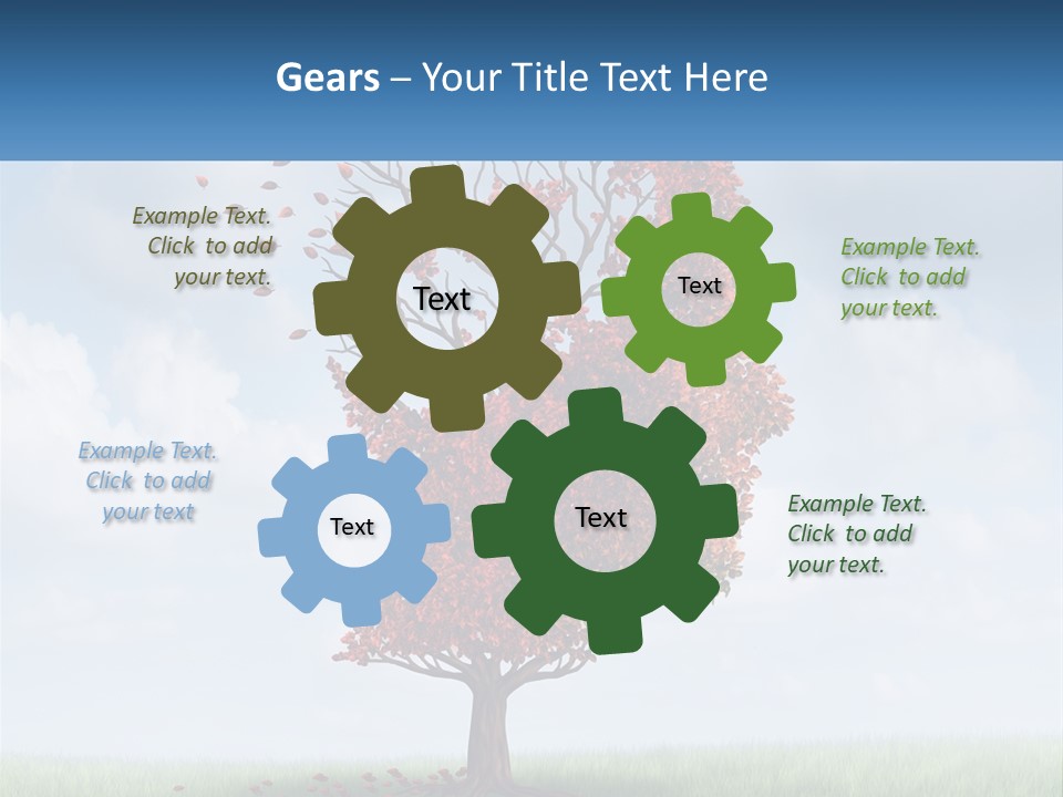 Air System White PowerPoint Template