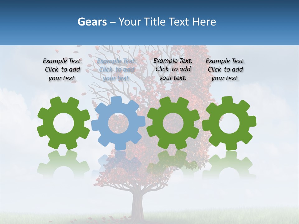 Air System White PowerPoint Template