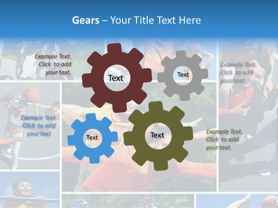 Technology Conditioner Equipment PowerPoint Template