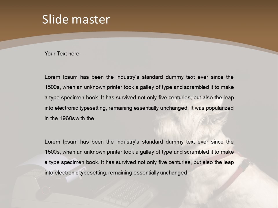 White Air Industry PowerPoint Template